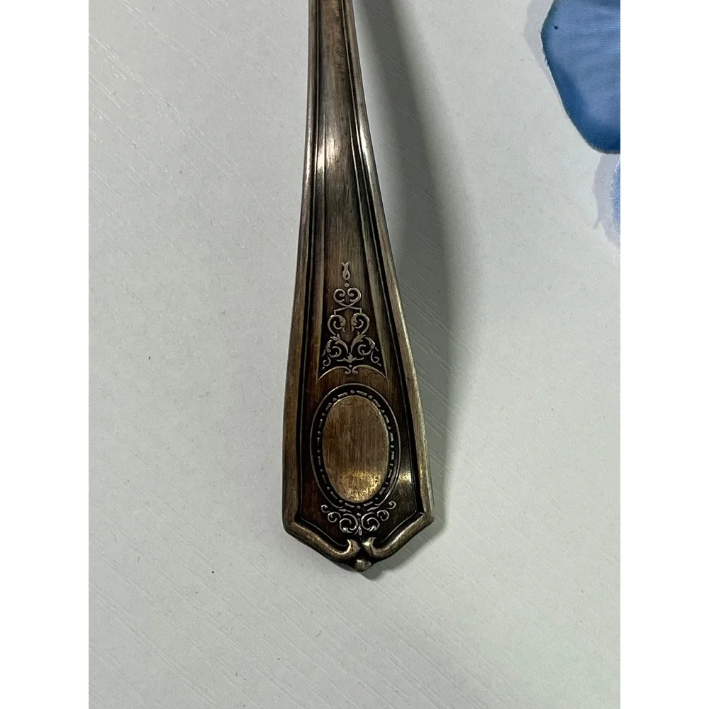 Oneida Community Plate Adam Pattern Gravy Ladle Silverplate Vintage‎ 1917 6 Inch